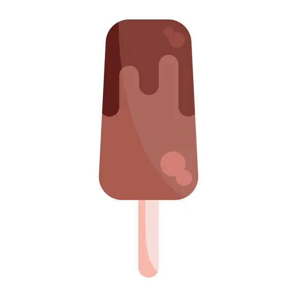 Шоколадное Мороженое Векторе — стоковый вектор