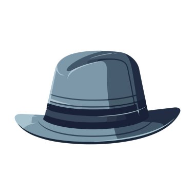 Beyaz yerine modern fötr şapka tasarımı