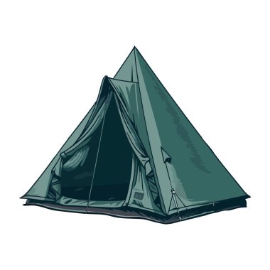 beyaz üzerinde kamp ve keşif çadırı