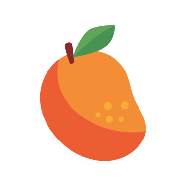 Mango taze meyve simgesi izole