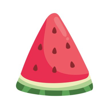 Dilimlenmiş karpuz taze meyve ikonu