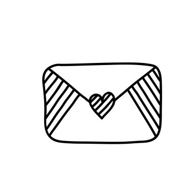 harf karalama simgesi izole çizimi