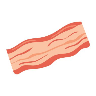 Et ürünü pastırma simgesi izole