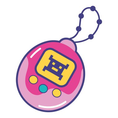 90 'ların pop sanat tarzı oyuncak simgesi izole edildi