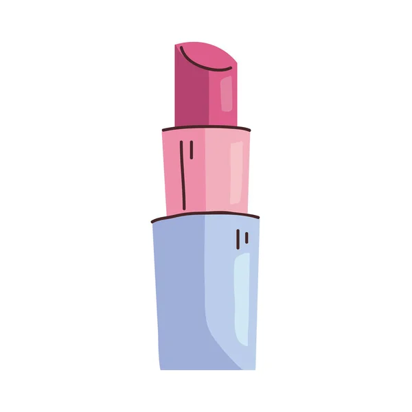 Kosmetische Lippenstift Make Ikone Isolierte Illustration — Stockvektor