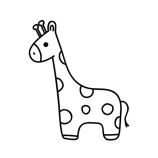 Иллюстрация Иконке Жирафа — стоковый вектор