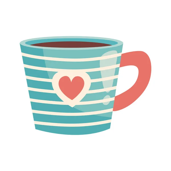 Chocolate Mug Icon Isolated Illustration — Stock Vector