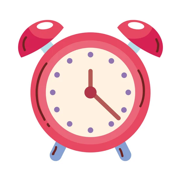 Alarme Horloge Icône Minuterie Isolé — Image vectorielle