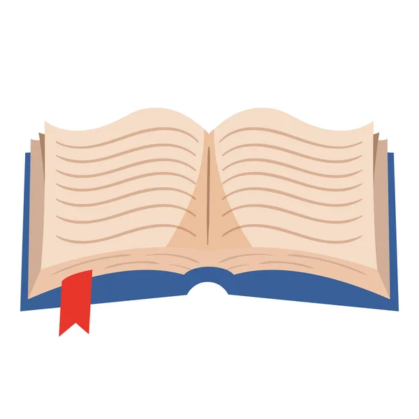 Open Book Icon Isolated Vector — Image vectorielle