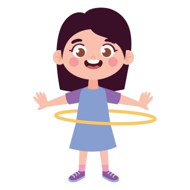 kız ve ula izole edilmiş ikon