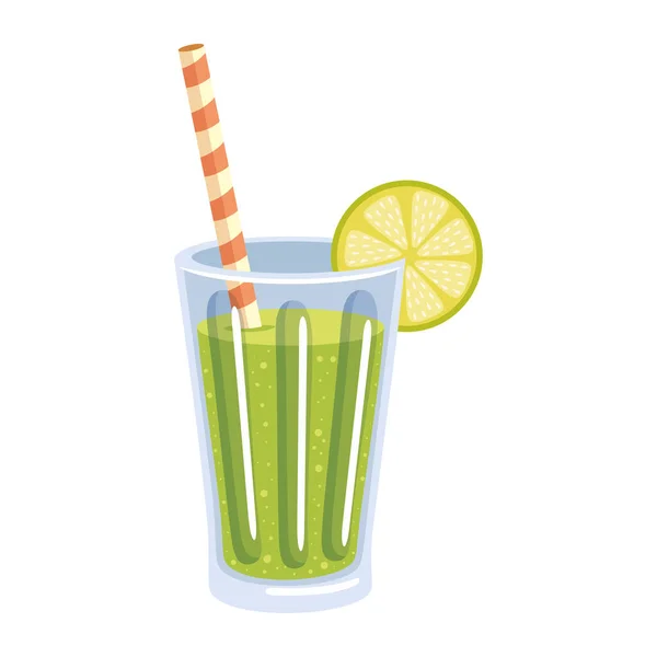 Fruktdryck Lemonad Ikon Isolerad — Stock vektor