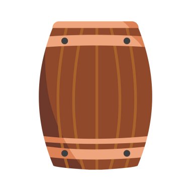 bira fıçısı simgesi izole edilmiş vektör