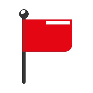 pin simgesi konumu bayrak işaretleyici izole vektörü