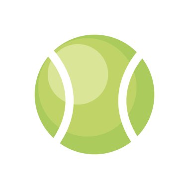 evcil plastik oyuncak tenis topu ikonu izole