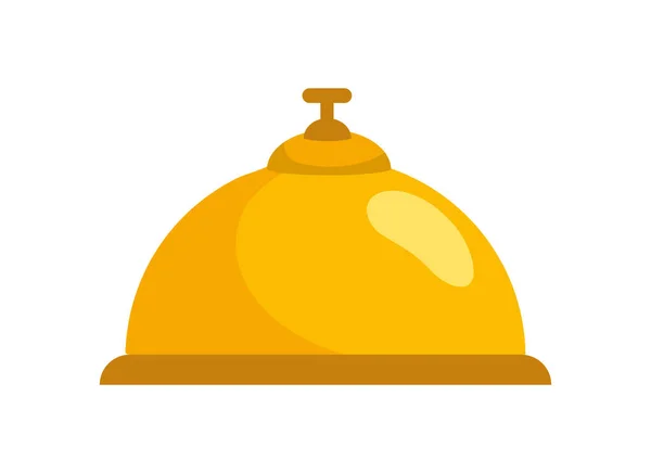 Золотий Дзвіночок Висить Вінтажна Ізольована Ікона — стоковий вектор