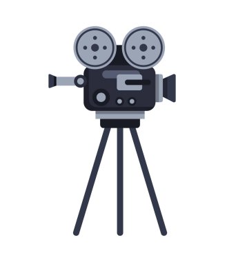 film aygıtı resimleme vektörü izole edildi