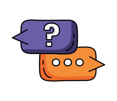 Konuşma baloncukları işaret vektörü izole