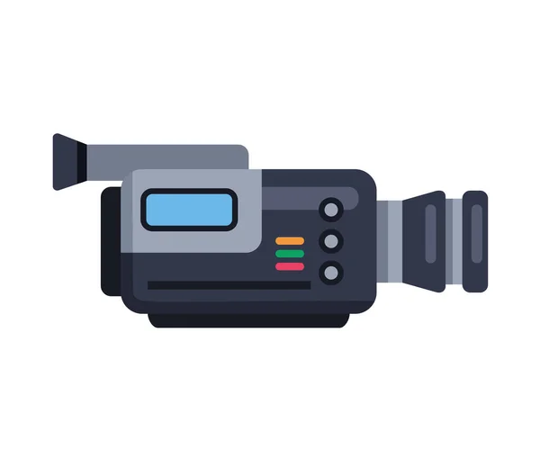 Συσκευή Φιλμ Σύγχρονη Κάμερα Διάνυσμα Απομονωμένη — Διανυσματικό Αρχείο