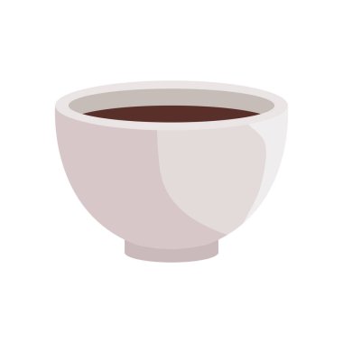 Kahve fincanı sıcak içecek illüstrasyon izole