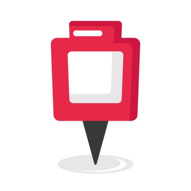 pin simgesi konumu izole edilmiş vektör aranıyor