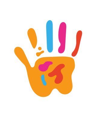 El izi boya renk vektörü izole edildi