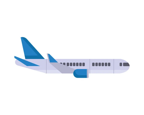 Flugzeug Fliegen Reise Illustration Isoliert — Stockvektor