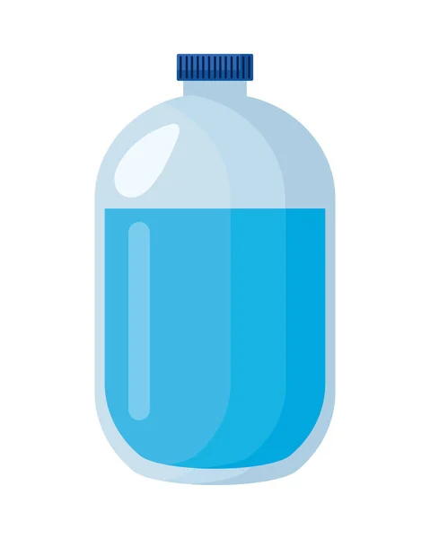 Bottiglia Gallone Acqua Minerale Isolato Illustrazione — Vettoriale Stock