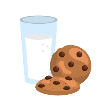 Yılbaşı tatlı kurabiyeleri izole edilmiş.