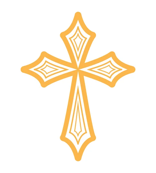 가톨릭 십자가 — 스톡 벡터