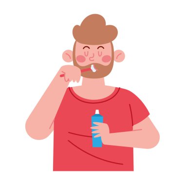 Diş macunu vektörüyle diş fırçalayan kişi izole edildi