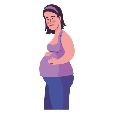 Aylardır hamile, anne çizimi bekliyor.