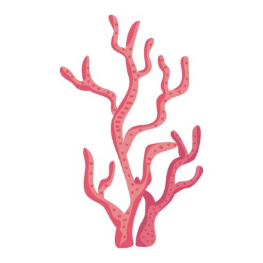 Deniz yaşamı mercan resifleri izole edilmiş.