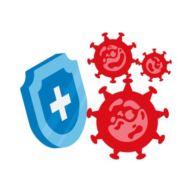 Virüs nipah önleme izole illüstrasyon