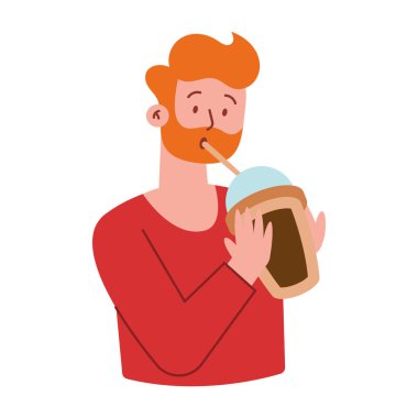 Milkshake içen insanlar izole edilmiş