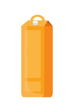 Tetra paket çizim vektörü izole edildi