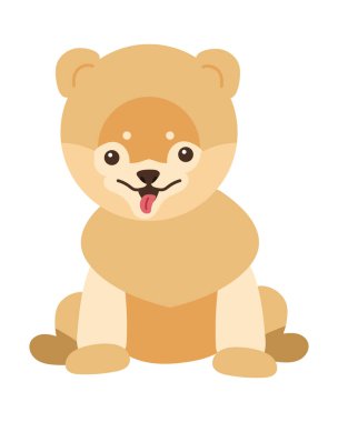 köpek kanişi illüstrasyon vektörü izole