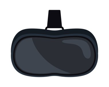 vr teknoloji ekipmanları illüstrasyon izole