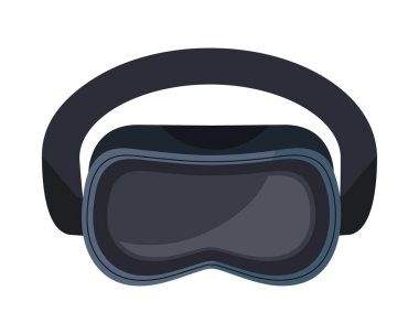 vr teknoloji illüstrasyon izole vektörü