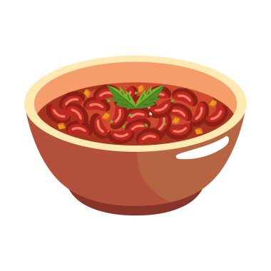 Meksika Gıda Pozole Resim Tasarımı