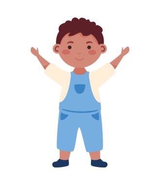 Öğrenci gülümseyen illüstrasyon vektörü izole