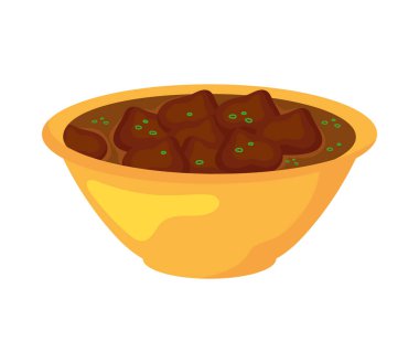 Tabaktaki İspanyol mirası yemekleri izole edilmiş.