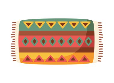 kwanzaa dekorasyon çizim vektörü izole edildi