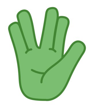 Vulcan hareket tasarımı vektörü izole edildi