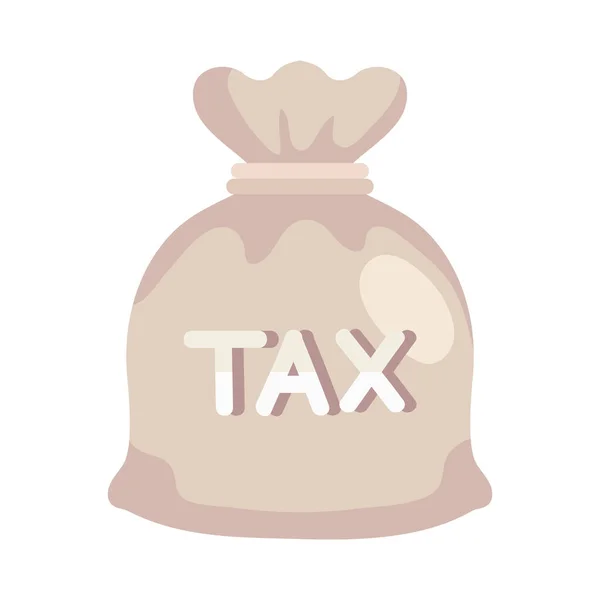 Návrh Daňové Deklarace Peníze Ilustrace — Stockový vektor