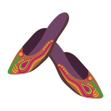 espadrille ayakkabı çizim vektörü izole edildi