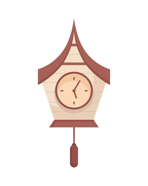 Germany Cuckoo Clock Ornament Illustration — Stock Vector