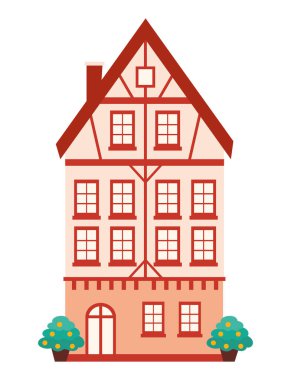 Almanya klasik ev izole tasarımı