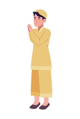 Idul Fitri, izole edilmiş illüstrasyon