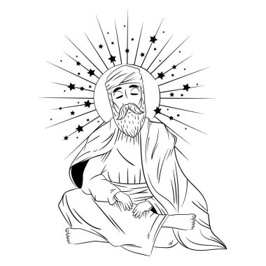 Guru nanak jayanti izole edilmiş resim