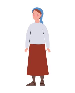 Yahudi kadın karikatür çizimi izole edildi